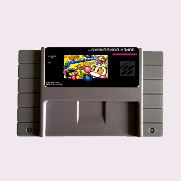 High Quality 16 Bit Super Bomberman NTSC Big Gray Game Card For USA Version Game Player