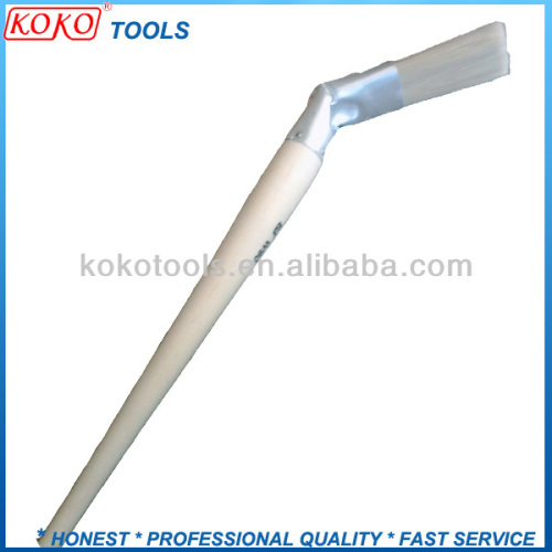 Plastic wire wooden handle Cleaning angle head brush