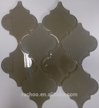 Brown lantern glass waterjet mosaic wall kitchen bathroom decorate tile