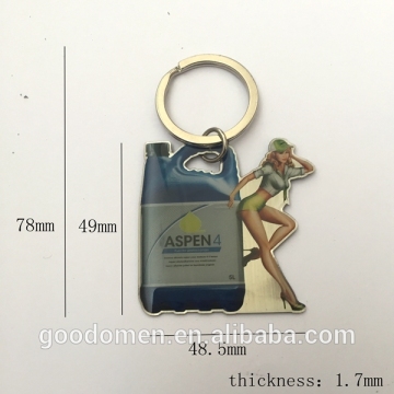 Custom metal keychain wholesale, popular 2016 metal key chain