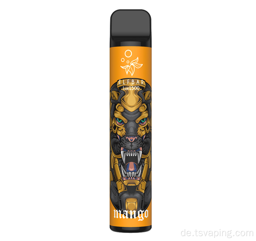 1500 Puffs Einweg -Vape Posh Elfbar