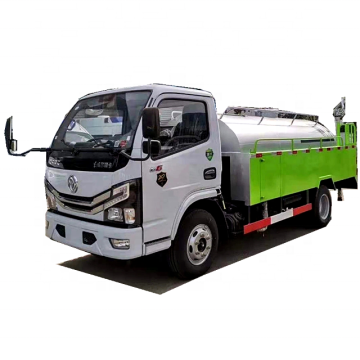 3 cubic meter Vacuum Sewage Suction Tanker Truck 3m3 mobile toilet truck with Water Sprayer Factory Price for malaysia