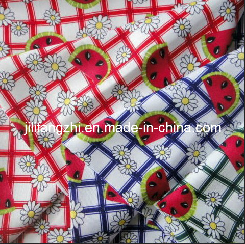 100% Polyester Mini Matt Printed Table Cloth Design Fabric /Printed Mini Matt