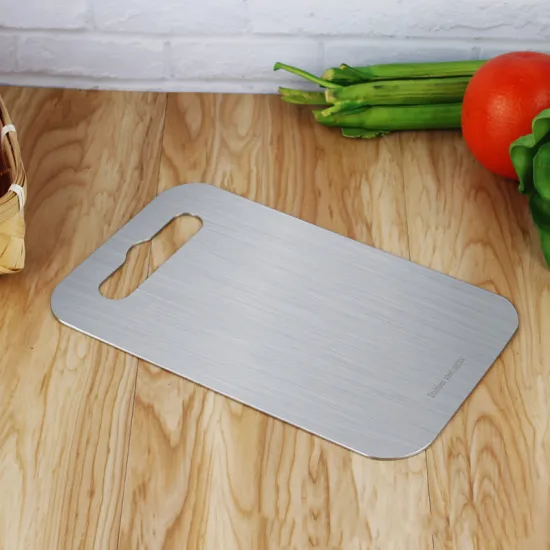 Double Stainless Steel Cutting Board Rolling Panel