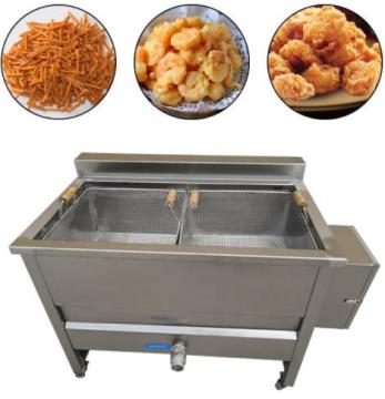 Electric Continuous Frying Machine for Potato Chips and Donuts