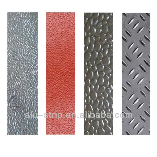 factory price embossed aluminium strip in China
