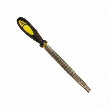 Monster Half Round Wood Rasp, Rubber Grip Handle