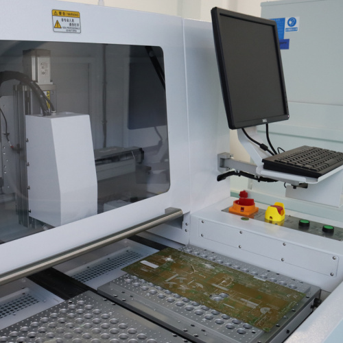 Plataforma de trabajo de cuatro eje Máquina separadora PCB Visual