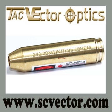 Vector Optics Gold Brass For .223 5.56mm Caliber .308 Win. 7mm-08 Rem. Cartridge Red Laser Bore Sight / Sighter/ Boresighter