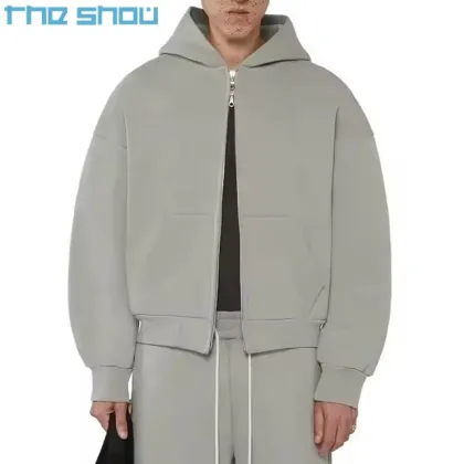 Cotton Fleece Zip up Hoodie