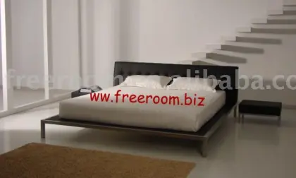 modern bed modern furniture. stainless steel furniture
