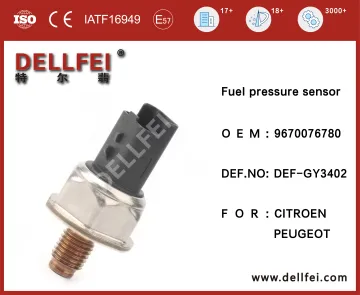 Rail Fuel Pressure Sensor 9670076780 for CITROEN,PEUGEOT