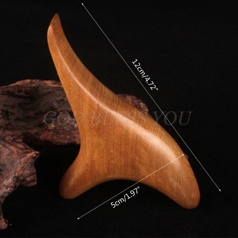 Wooden Triangle Trigeminal Foot Massager Body Relax Blood Circulation Therapy Reflexology Scraping Instrument Acupressure Stick
