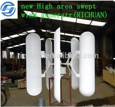 Energy saving convenient& green environmental protection 5kw vertical wind turbine