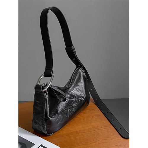 Luxurious Minimalism Underarm Top-Grain Leather Bag