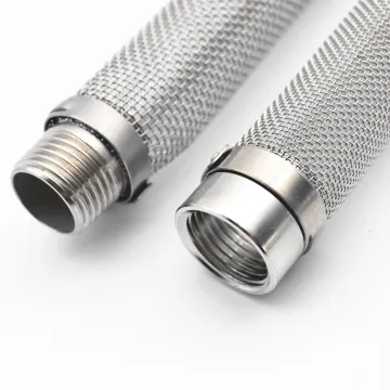 6 Inch 12 Inch Stainless Steel Brewing NPT Bazooka Beer Filter Mesh Strainer