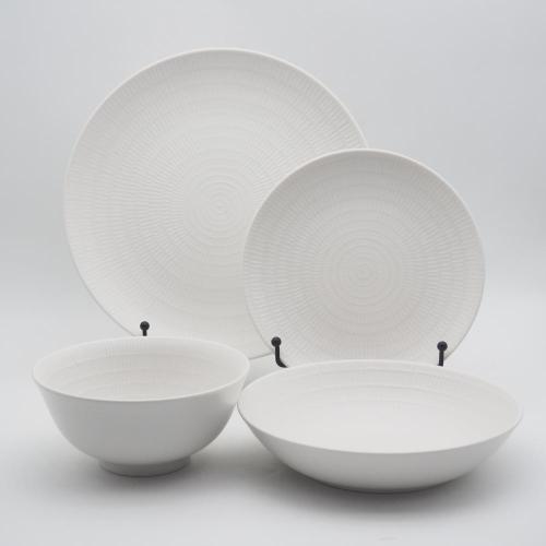 Pad Printing Ceramic Tableware Modern Minimalist Style Foarfain Dinenware Shetware