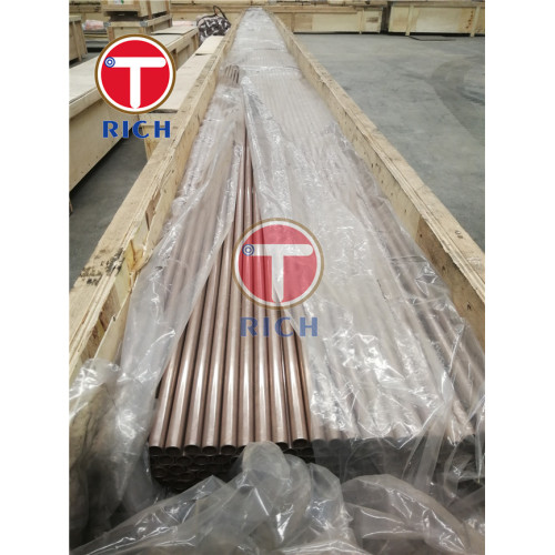 Tubo sin costura de cobre ASTM B111 C71640 C71500