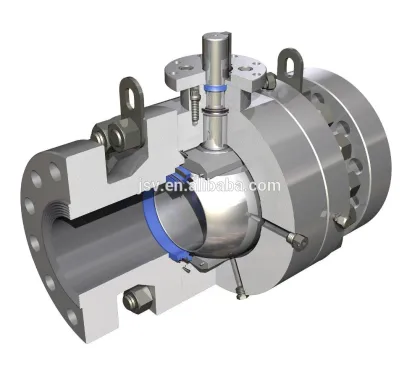 Pneumatic Operate Insulation hot water stainless steel Ball Valve stems