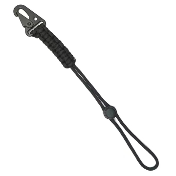 Adjustable Paracord Olecranon Buckle Key Chain Lanyard for Water Bottle and Backpack