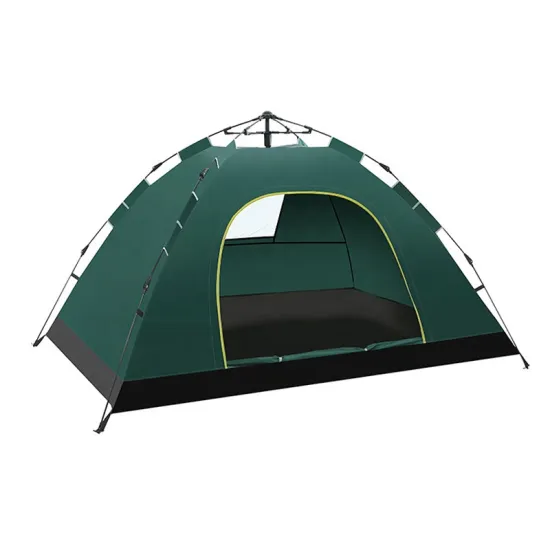 Portable Family Tent: 1-4 Person Camping Equipment, Hiking & Beach Waterproof Popup Tent