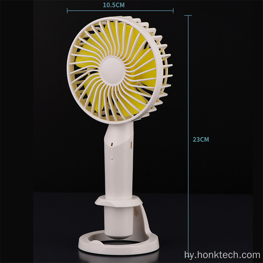 Նոր Ձեռքի OEM Mini Fan շարժական վերալիցքավորվող