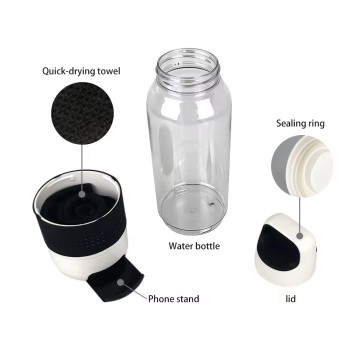 Custom Logo Eco-Friendly Drink Bottle with Cooling Towel