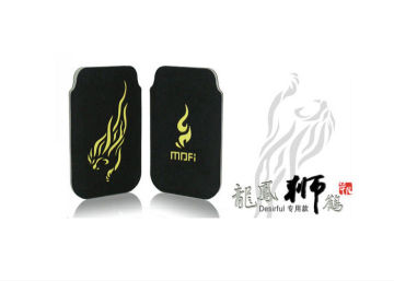 Personalized Super Fiber Mofi Apple Iphone Protective Cases, Pouches With Logo Laser