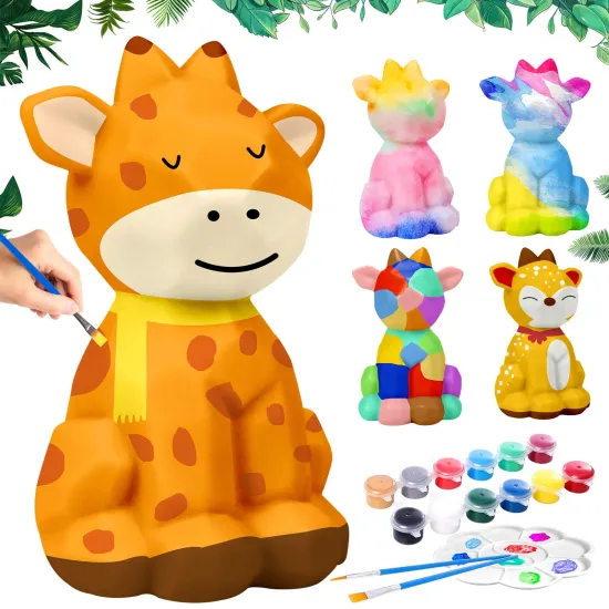 Creative Kids' DIY Painting Kits: Paint Your Own Deer Lamp Art for Teens, Girls, and Boys