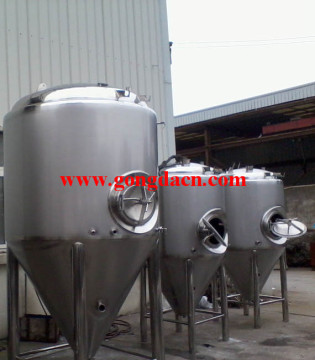 Stainless steel Jacketed Conical fermenter