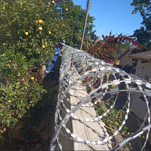 concertina wire razor barbed wire