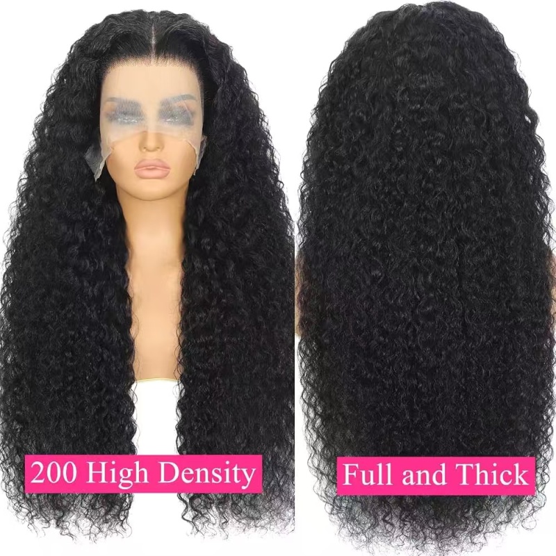 13x6 HD Lace Water Wave Wig Glueless 200% Density