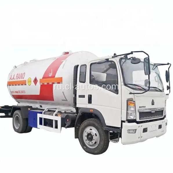 Howo 15000 литров LPG Bobtail Truck