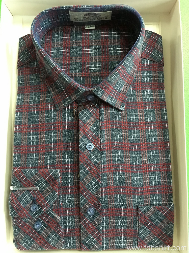 Long Sleeve Cotton Check Shirt