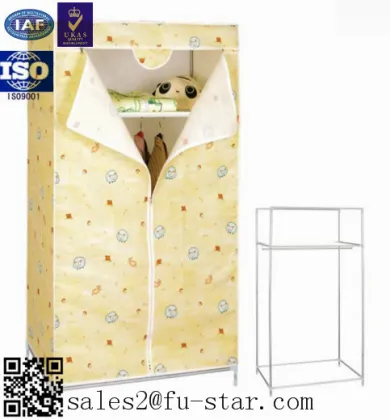 Bedroom furniture storage wardrobe waterproof otobi furniture in bangladesh price non woven folding fabric wardrobe cabinet