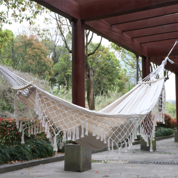Buatan tangan macrame swing buatan tangan untuk kegunaan dalaman dan luaran