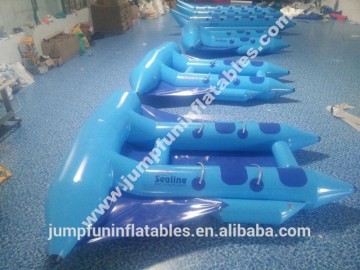 cheap Inflatable Banana Boat water games,Inflatable Flyfish Tube with pump