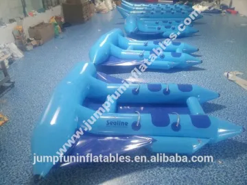 cheap Inflatable Banana Boat water games,Inflatable Flyfish Tube with pump