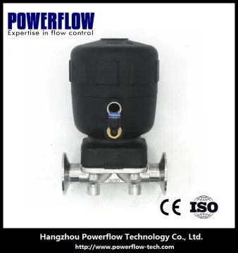 Sanitary Pneumatic diaphragm Valve with Clamp/flange connection
