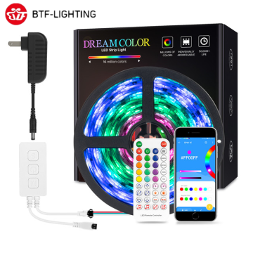 Bluetooth Music Control LED Strip Light Kit - WS2811 5M 10M 15M 20M