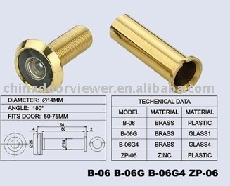 Brass Door Viewer With 180 Degree (B-06)