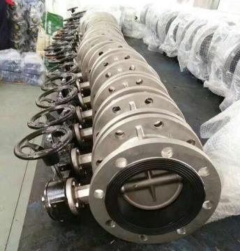 High Quality Aluminum Alloy Electric Actuated Cement Powder Butterfly Valve Factory