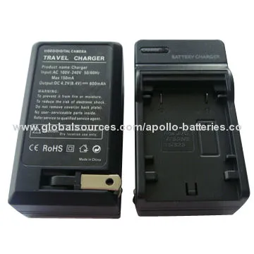 Camera battery charger for JVC-VF808, 4.2V/600mAh