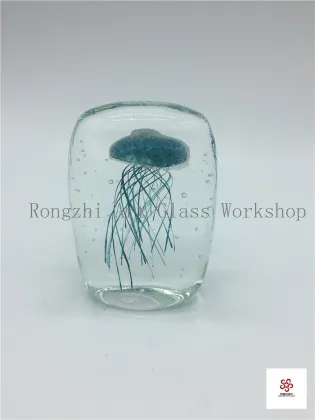 Beautiful Octopus Glass Paperweight