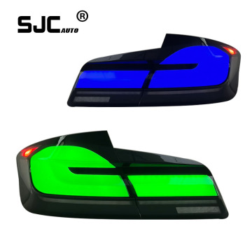 SJC Auto Car Parts Taillight Assembly 2011-2017 για BMW 5 Σειρά F10/F18 RGB Style LED Taillight LCI TAILLIGES ΠΙΣΩ ΕΛΛΗΝΙΚΗ ΕΛΛΗΝΙΚΗ ΛΑΠ