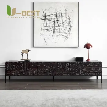 U-Best Nordic Customizable Light Luxury TV Stand for Small Houses