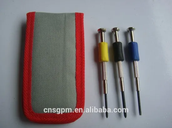3 Piece Mini Bag Package Precision Screwdrivers Set For Network Watch