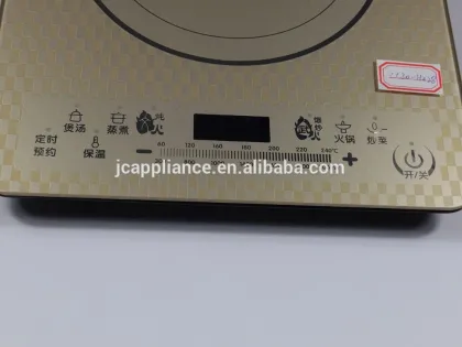 Titanium crystal plate touch induction cooker