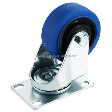 Industrial Caster Wheels: 100mm 4\" Top Plate Double Ball Bearing Casters for Heavy Duty Trolleys, Platforms & Carts