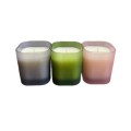 Luxury Shape Glass Candle Containers Popular Home Candle